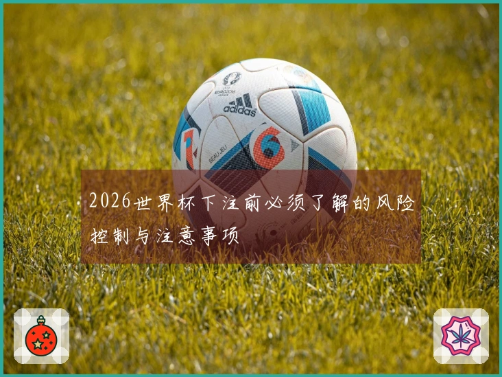 2026世界杯下注前必须了解的风险控制与注意事项
