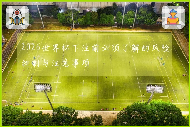 2026世界杯下注前必须了解的风险控制与注意事项